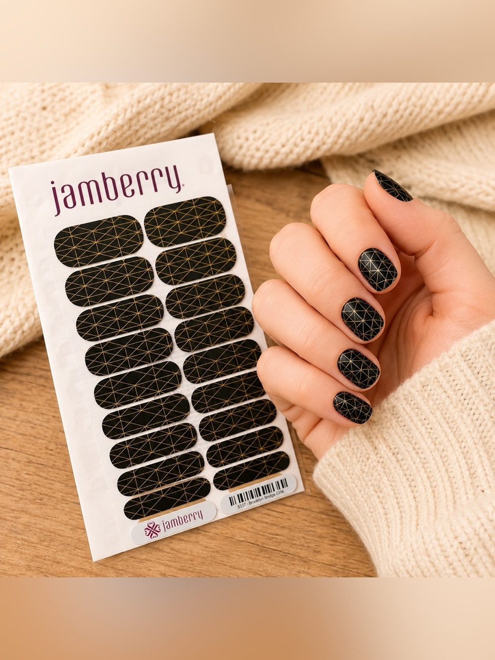 Jamberry Nail Wraps: Brooklyn Bridge | Buy Three Get One Free